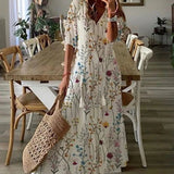 Michaela - Bohemian Dress with Belly Coverage