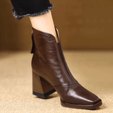 Claudia | Elegant Mid-Heel Ankle Boots
